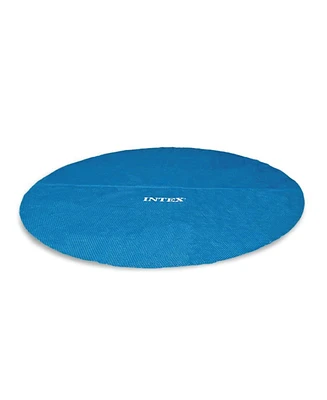 Intex 15 Foot Round Easy Set Vinyl Solar Cover for Swimming Pools, Blue | 29023E