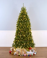 National Tree Company Dunhill Fir Hinged Tree, 7.5 feet.