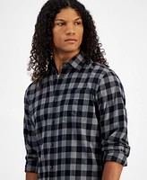 Sun + Stone Men's Rama Check Shirt, Created for Macy's