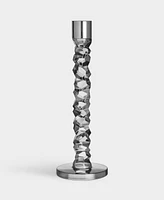 Orrefors Carat Graphite Candlesticks