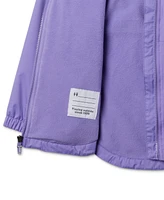 Columbia Big Girls Rainy Trails Ii Fleece-Lined Hooded Rain Jacket