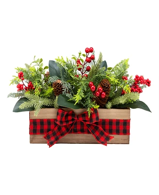 National Tree Company Christmas Classic Centerpiece, 17 Inches