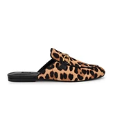 Nine West Women's Bhalya Round Toe Slip-On Flat Casual Mules