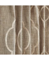 Ihi Home Cordoba Faux Silk Taffeta Curtain Panel