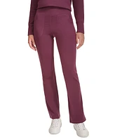 Calvin Klein Performance Women's Tech Waffle-Knit Flare-Leg Pants