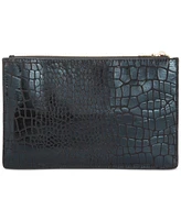 INC Franee Croco Small Pouch, Created for Macy's