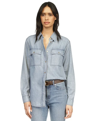 Michael Kors Women's Chambray Button-Front Top