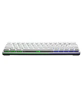 Coolermaster Cooler Master SK622 Wireless Bluetooth Mechanical Low Profile Gaming Keyboard with Tactile Brown Switches (Silver/White)