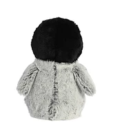 Aurora Small Pippin Penguin Mini Flopsie Adorable Plush Toy Gray 8"