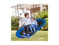 Slickblue Kids 60 Inch Saucer Surf Outdoor Adjustable Swing Set