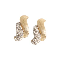 Sohi Women's Bling Wrap Drop Earrings