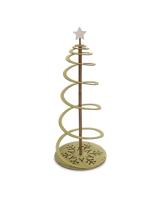 Slickblue Wood Tree Figurine - Delicate and Charming Decorative Accent for Tabletops or Shelves