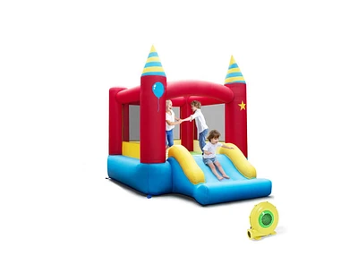 Slickblue Inflatable Kids Bounce Castle with 480W Blower