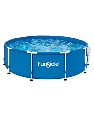 Funsicle 10' x 30" Outdoor Activity Round Frame Above Ground Swimming Pool Set