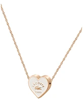 Lacoste Women's Love My Croc Ip Plated Necklace