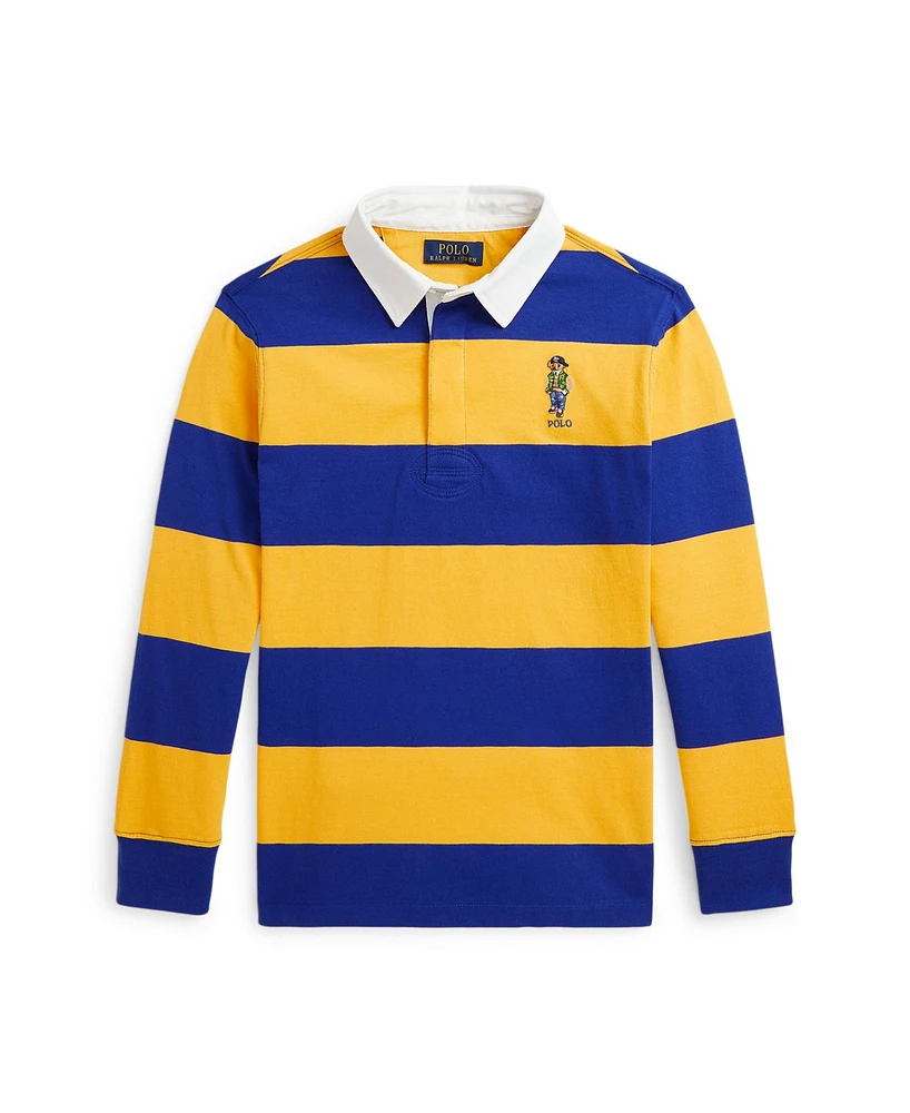 Polo Ralph Lauren Big Boys Bear Cotton Jersey Rugby Shirt