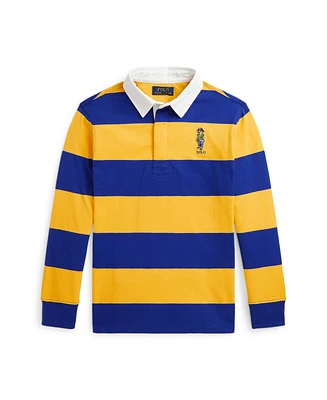 Polo Ralph Lauren Big Boys Bear Cotton Jersey Rugby Shirt