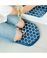 Puj Toddler Pad Kneeler, Navy Honeycomb