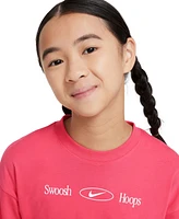 Nike Big Girls Sportswear Cotton Long-Sleeve Boyfriend T-Shirt