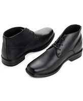 Alpine Swiss Men's Ankle Boots Dressy Casual Leather Lined Dress Shoes Lace up