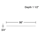 Pro Track 8-Foot Halo Compatible White Track