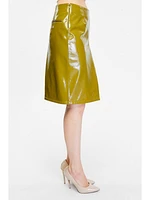 Furniq Uk Women's Leather Fashion Skirt