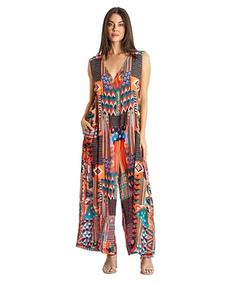 La Moda Clothing Women's Wide Leg Jumpsuit