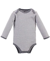 Touched by Nature Baby Girls and Boys Cactus Long-Sleeve Bodysuits, Pack of 5