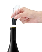 Rabbit Black Stainless Steel Wine Opener, 5 Piece Set