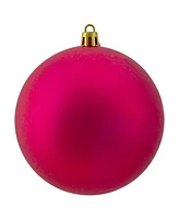 Northlight Pink Shatterproof Matte Christmas Ball Ornaments 4-Inch