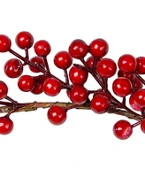 Northlight 5' Shiny Red Berries Artificial Christmas Garland