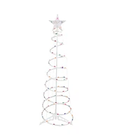 Northlight 4ft Spiral Christmas Tree with Star Tree Topper