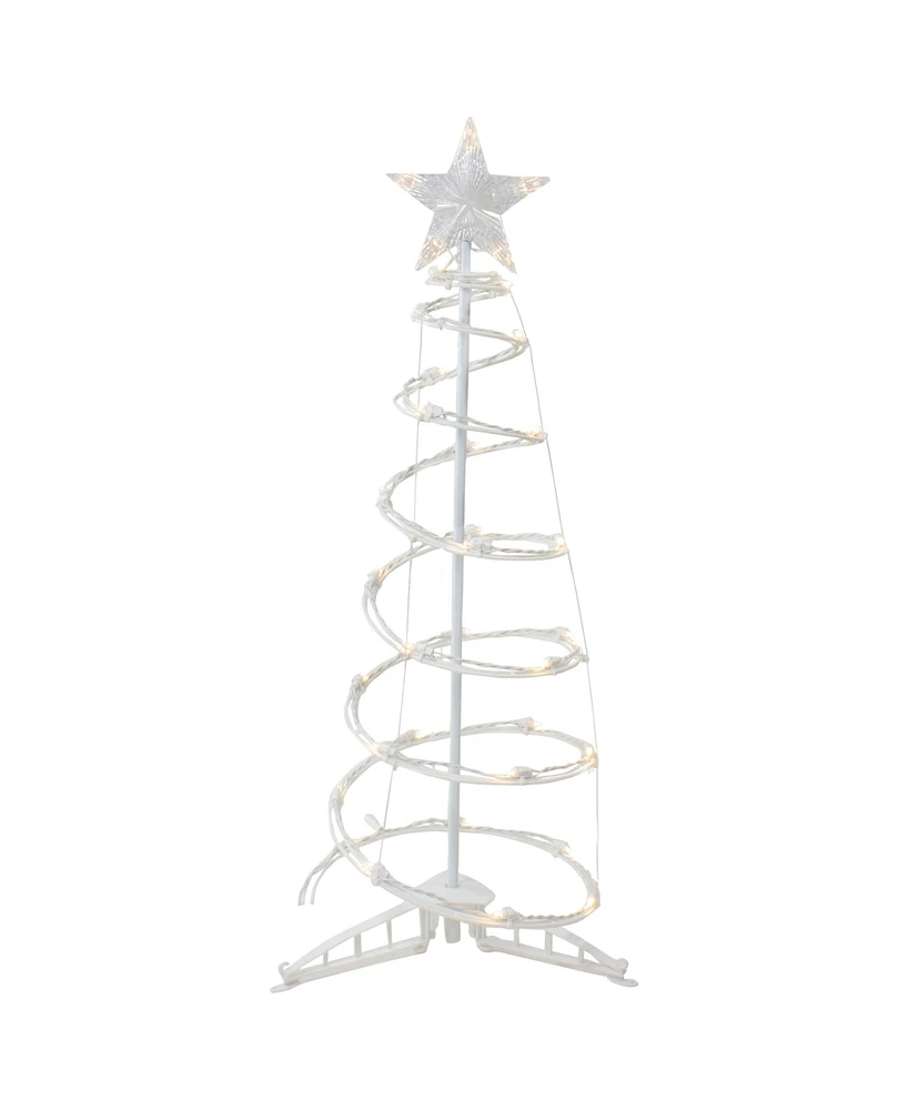 Northlight 3ft Led Spiral Cone Tree Warm White Lights