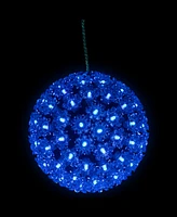 Northlight Led Hanging Starlight Sphere - 7.5-Inch - Blue Lights