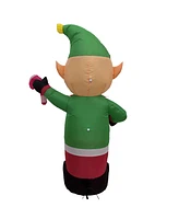 Northlight Inflatable Elf Outdoor Christmas Decoration- 4.25-Inch