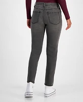 Tinseltown Juniors' High-Rise Straight-Leg Jeans