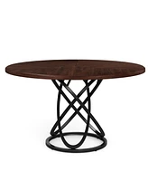 Tribesigns Round Dining Table for 4, 47