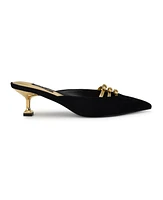 Nine West Women's Weeka Slip On Pointy Toe Dress Mule Pumps