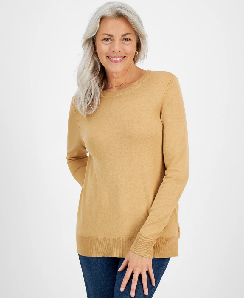 Style & Co Petite Crewneck Sweater