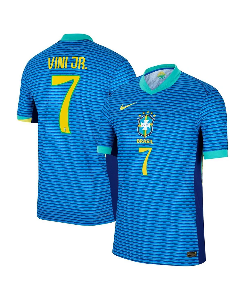 Nike Men's Vini Jr. Blue Brazil National Team 2024 Away Authentic Jersey