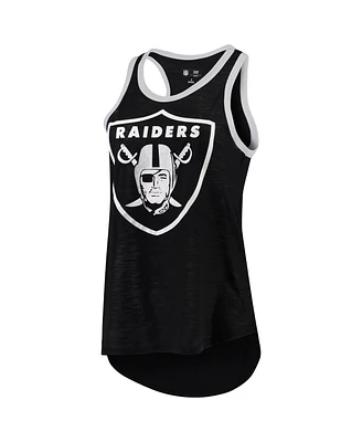 G-iii 4Her by Carl Banks Women's Black Las Vegas Raiders Tater Tank Top