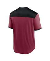 Fanatics Men's Red Atlanta United Fc Line Up Striker V-Neck T-Shirt