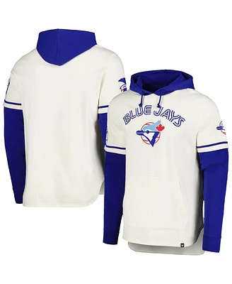 '47 Brand Men's Cream Toronto Blue Jays Trifecta Shortstop Pullover Hoodie