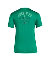 Adidas Women's Green Austin Fc Local Stoic T-Shirt