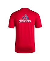 Adidas Men's Red Fc Dallas Local Pop Aeroready T-Shirt