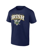 Fanatics Men's Navy Notre Dame Fighting Irish Modern Tri T-Shirt