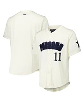 Pro Standard Men's Micah Parsons Cream Dallas Cowboys Name Number Triple Tonal Button-Up Baseball Jersey