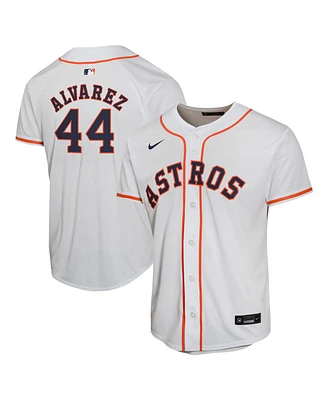 Nike Big Boys and Girls Yordan Alvarez White Houston Astros Home Game Player Jersey