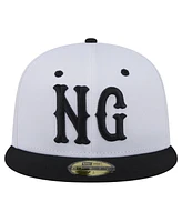 New Era Men's White Hudson Valley Renegades Theme Night Newburgh Gorhams 59FIFTY Fitted Hat