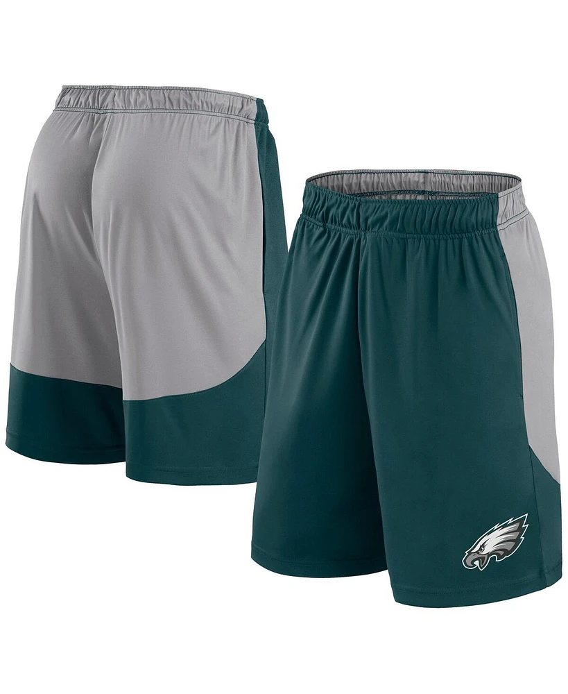 Fanatics Men's Midnight Green Philadelphia Eagles Big Tall Team Logo Shorts